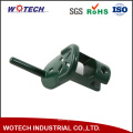 Green Painted Zinc Casting Window Parts Made in China